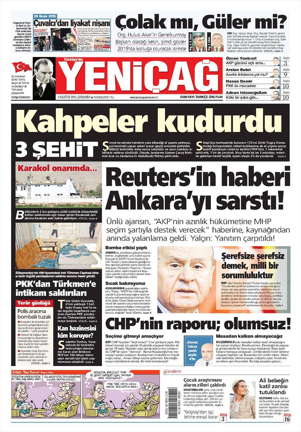 Gazeteler bugün ne yazdı? - 14