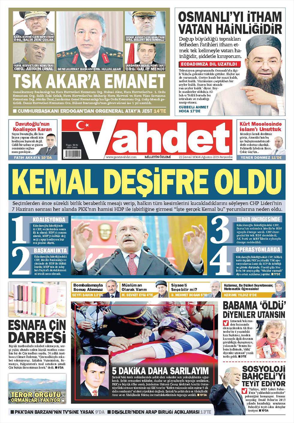 Gazeteler bugün ne yazdı? - 30