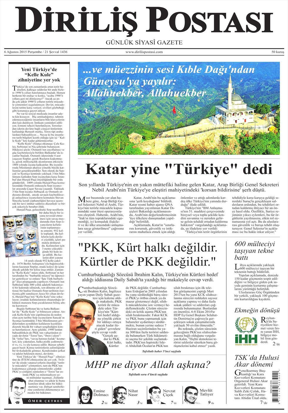 Gazeteler bugün ne yazdı? - 25