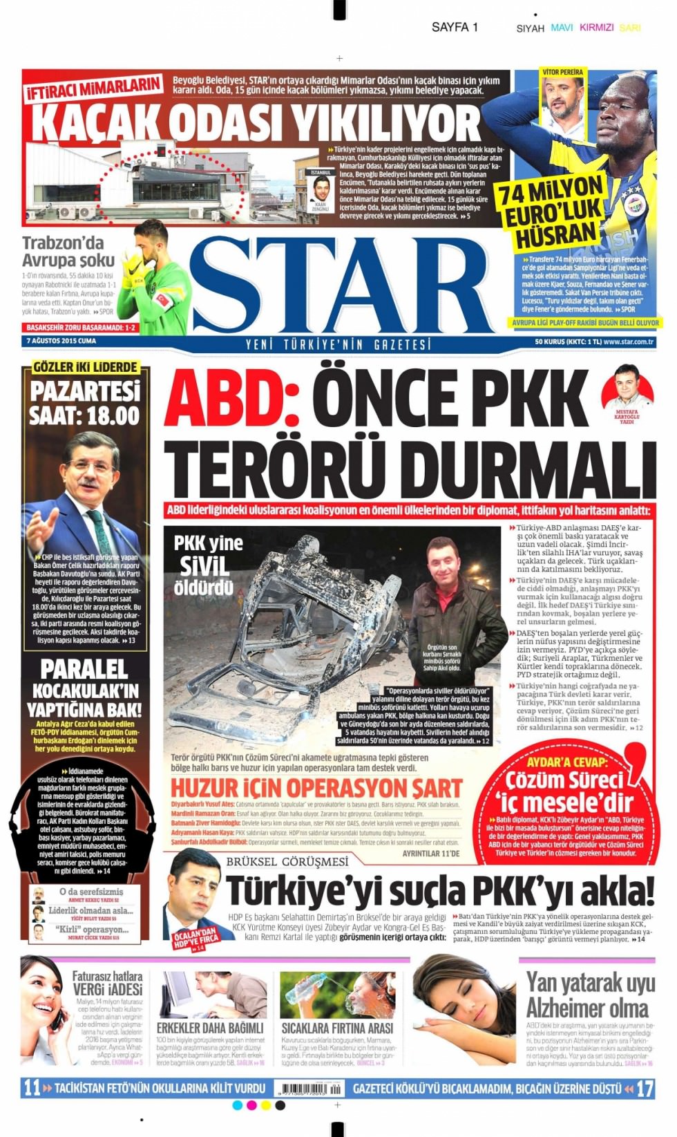 Gazeteler bugün ne yazdı? - 19