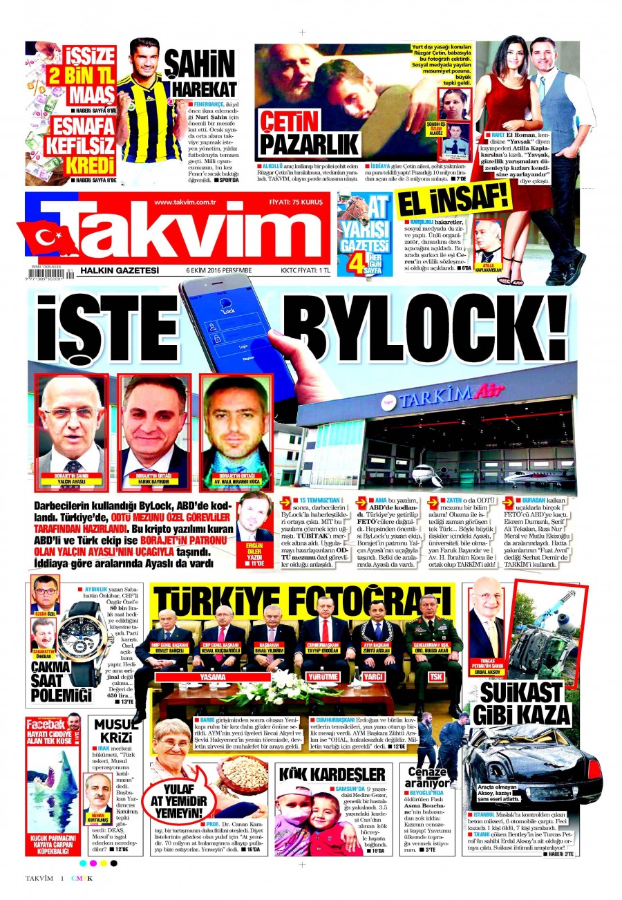 6 Ekim 2016 gazete manşetleri - 577