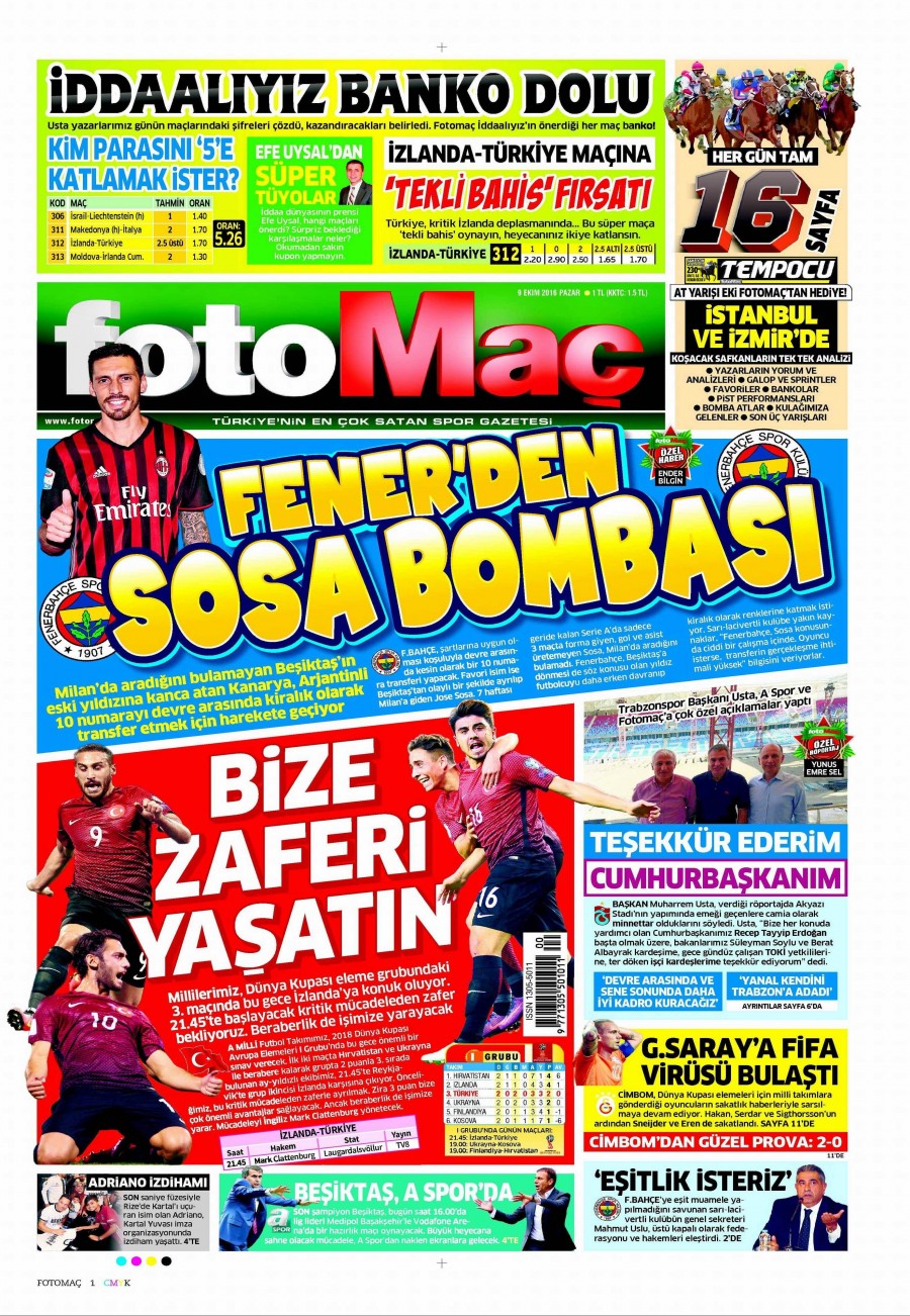 9 Ekim 2016 gazete manşetleri - 811
