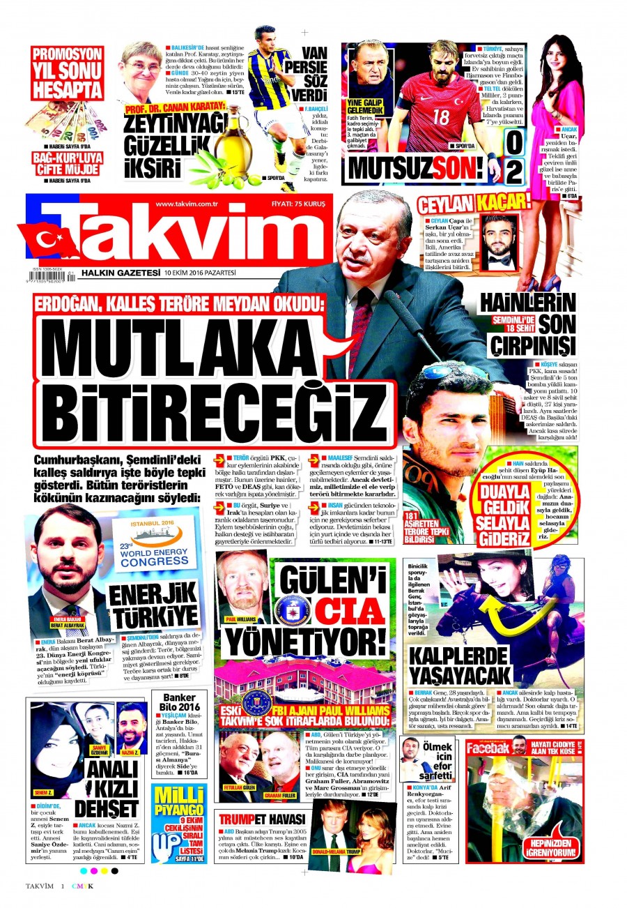 10 Ekim 2016 gazete manşetleri - 508