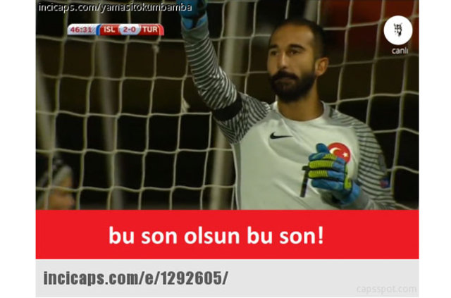 İzlanda Türkiye maçı sonrası capsler patladı - 2