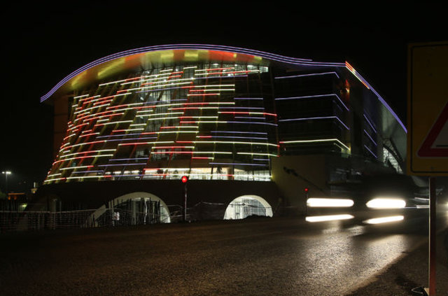 Yeni Ankara Hızlı Tren Garı ışıklandırıldı - 8