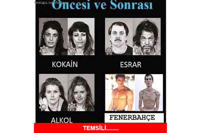 Fenerbahçe yenildi, capsler patladı - 594