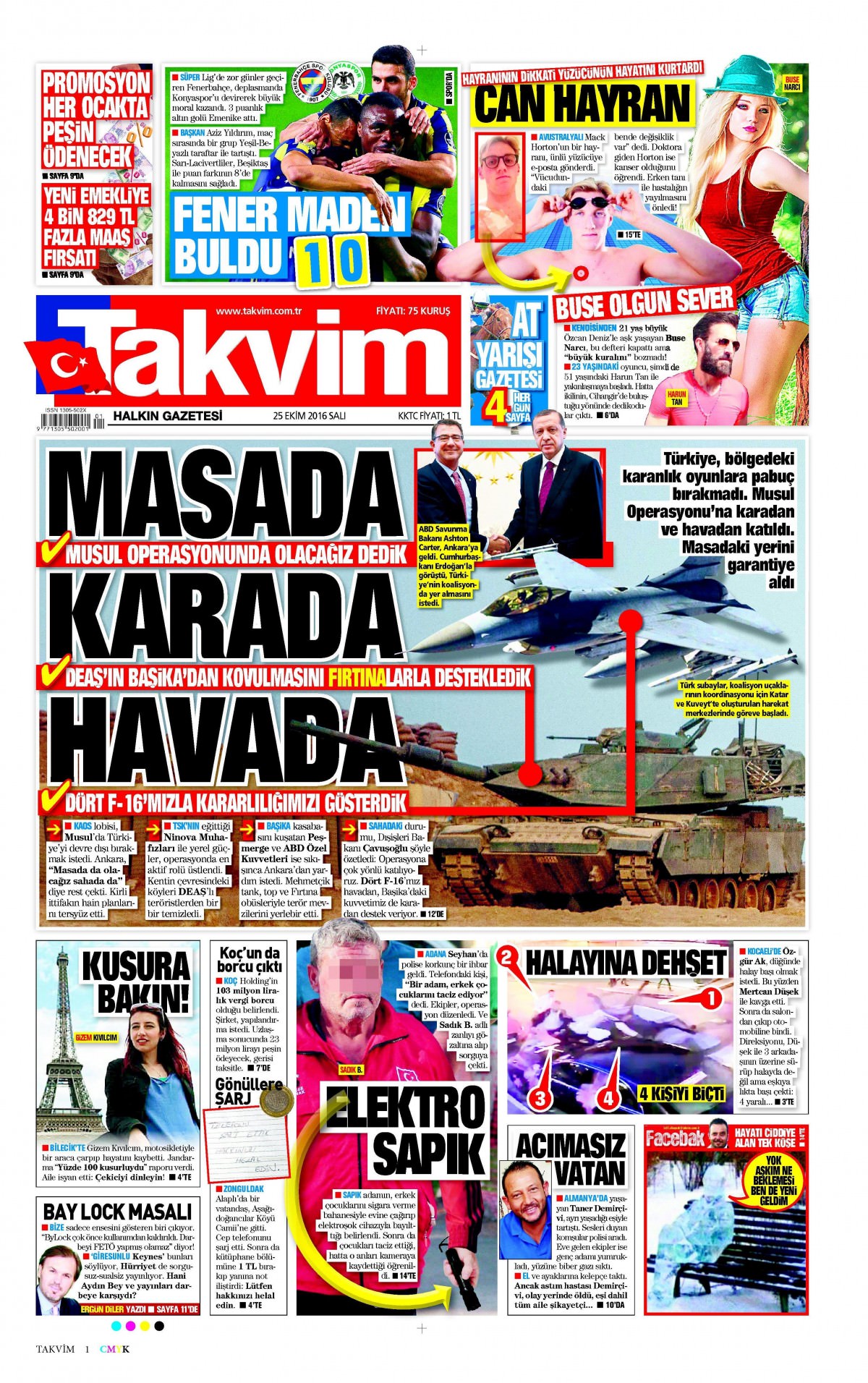 25 Ekim 2016 gazete manşetleri - 774