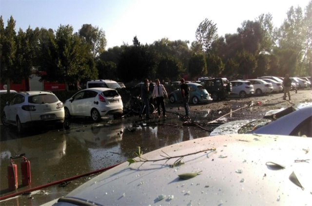 Antalya Ticaret ve Sanayi Odası otoparkında patlama - 826