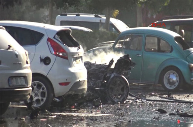 Antalya Ticaret ve Sanayi Odası otoparkında patlama - 639