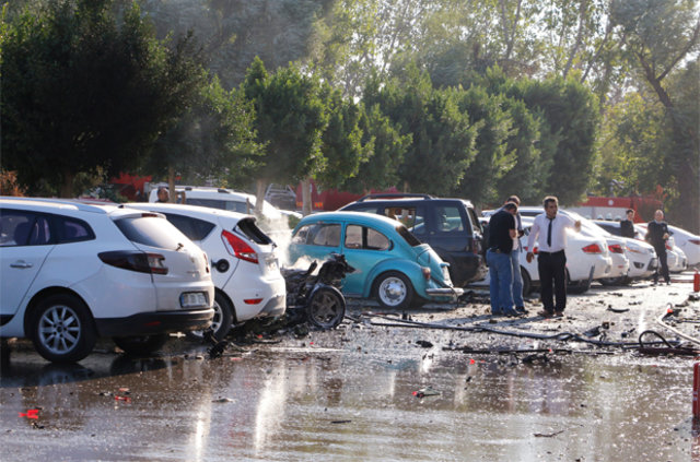 Antalya Ticaret ve Sanayi Odası otoparkında patlama - 723