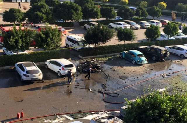 Antalya Ticaret ve Sanayi Odası otoparkında patlama - 524