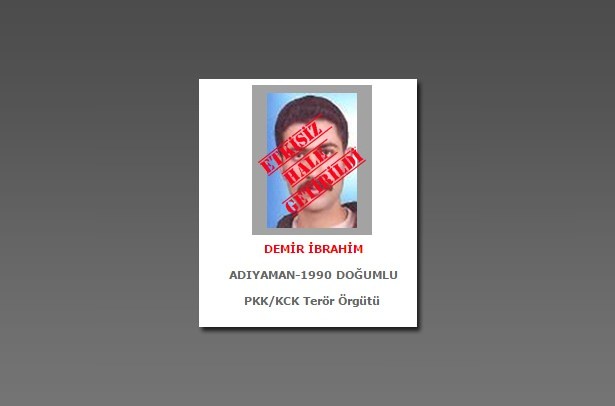 İçişleri Bakanlığı arananlar listesini yayınladı - 204