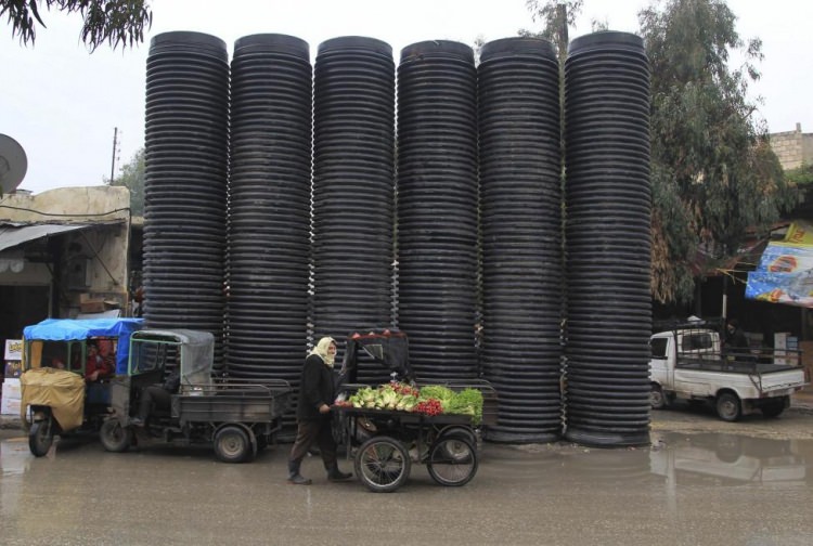 Suriye'de sığınak yapımı hız kazandı - 15