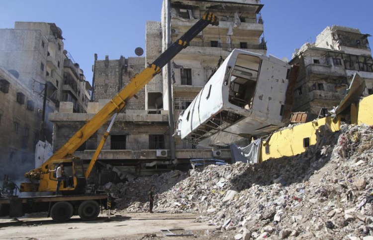 Suriye'de sığınak yapımı hız kazandı - 23