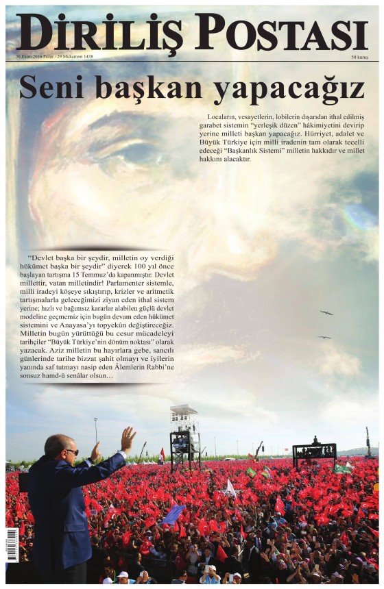 30 Ekim 2016 gazete manşetleri - 3