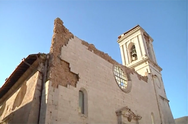 İtalya'da meydana gelen şiddetli depremden görüntüler - 872