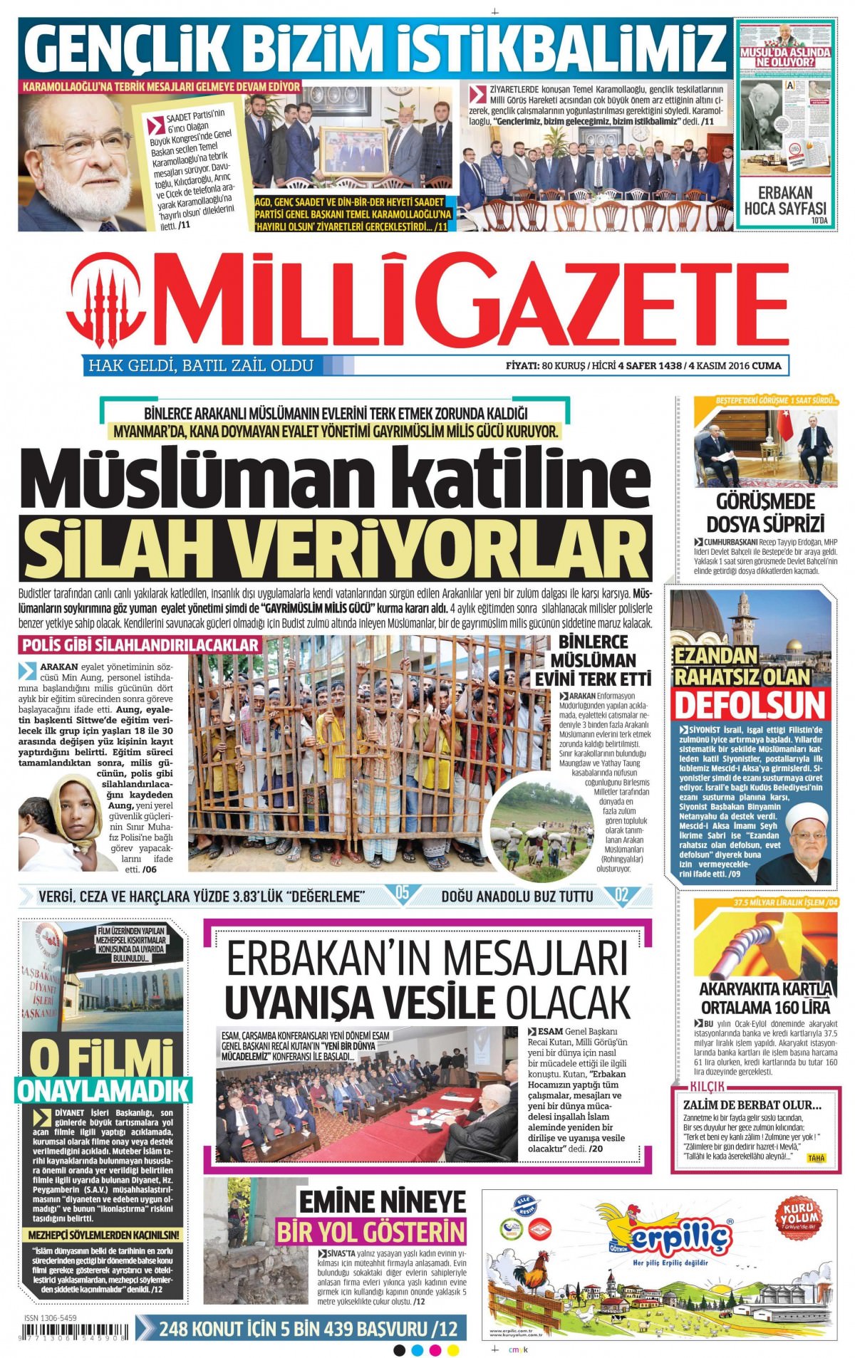 4 Kasım 2016 gazete manşetleri - 715