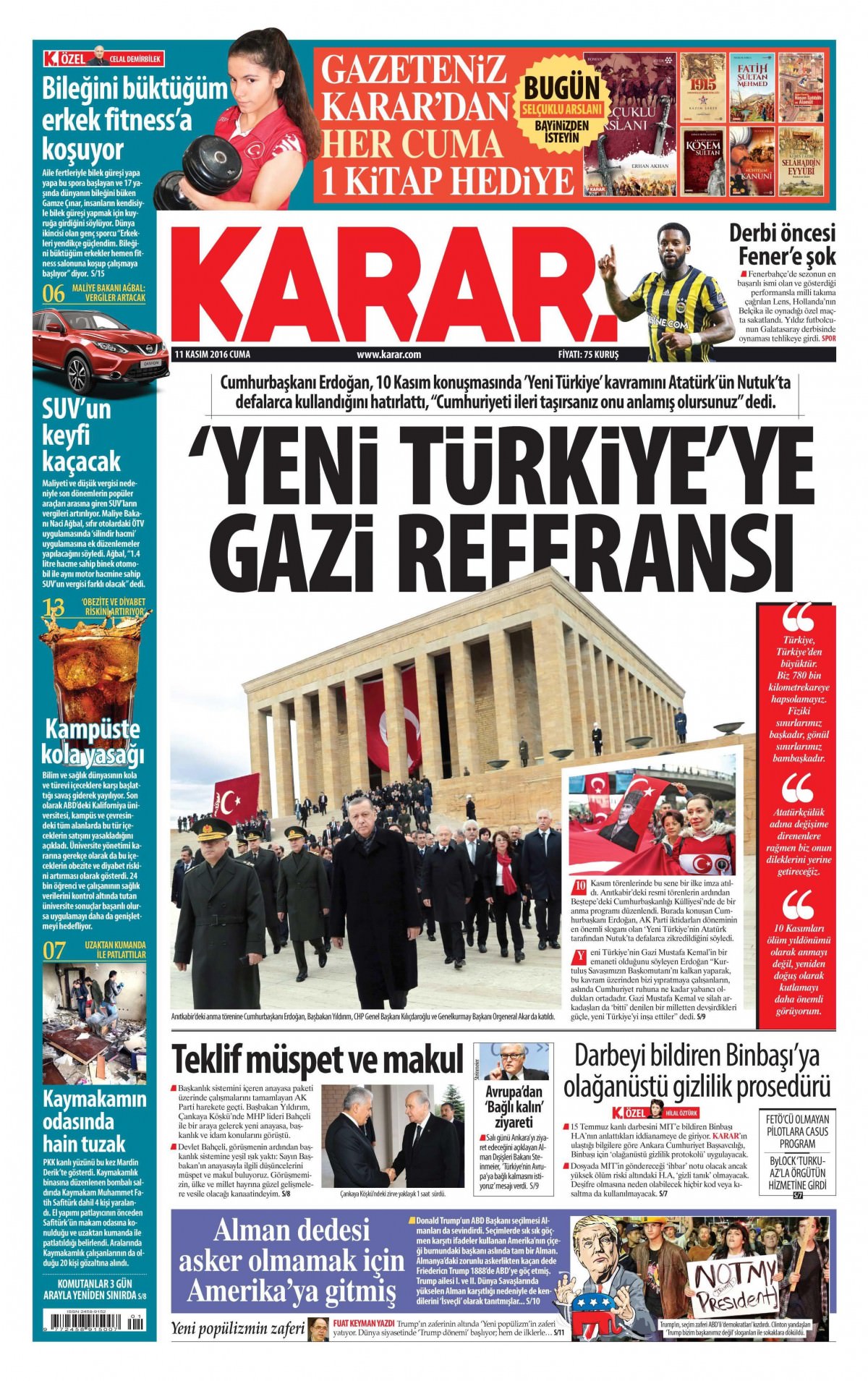 11 Kasım 2016 gazete manşetleri - 647