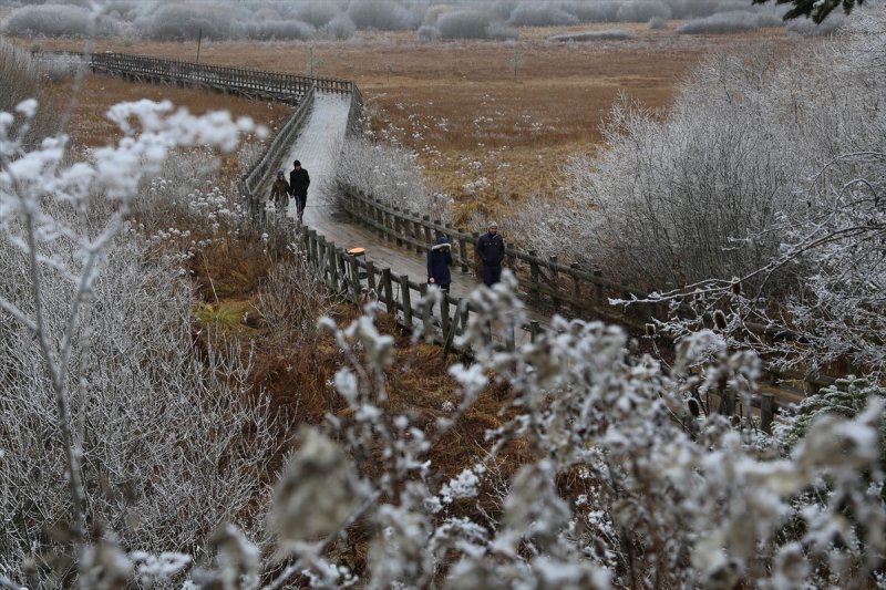 Abant Tabiat Parkı karla buluştu - 18