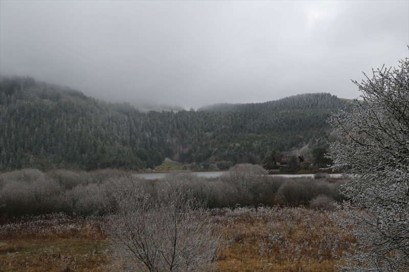 Abant Tabiat Parkı karla buluştu - 14