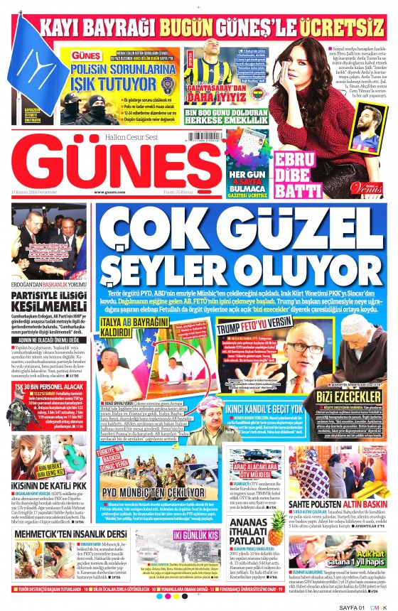 17 Kasım 2016 gazete manşetleri - 673