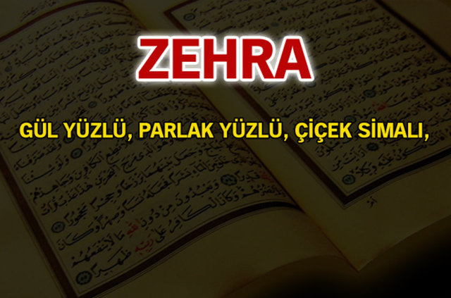 Kuran-ı Kerim'de geçen isimler ve anlamları - 919