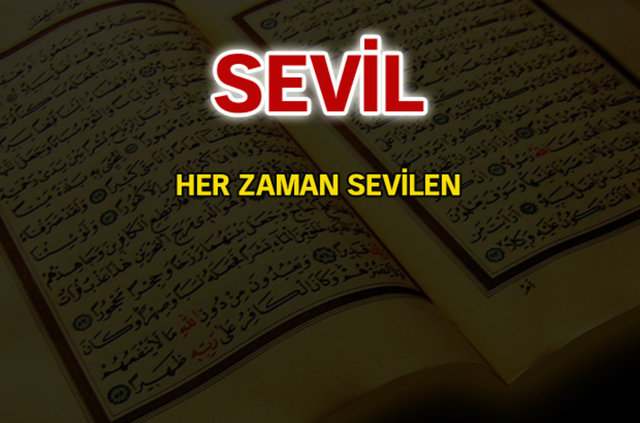 Kuran-ı Kerim'de geçen isimler ve anlamları - 716