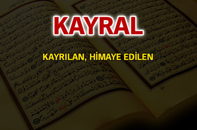 Kuran-ı Kerim'de geçen isimler ve anlamları - 557