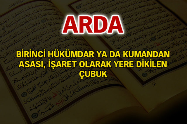 Kuran-ı Kerim'de geçen isimler ve anlamları - 651