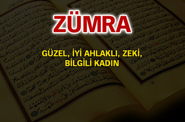 Kuran-ı Kerim'de geçen isimler ve anlamları - 721