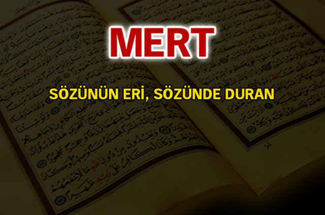 Kuran-ı Kerim'de geçen isimler ve anlamları - 860