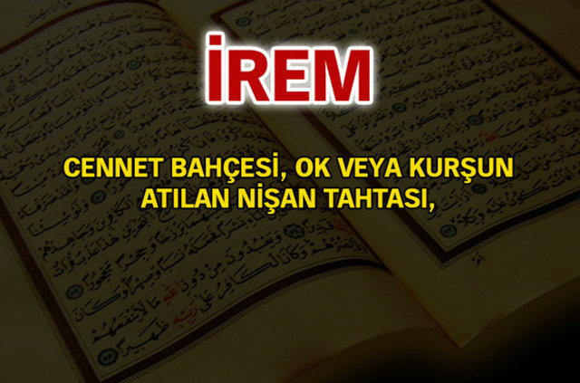 Kuran-ı Kerim'de geçen isimler ve anlamları - 527