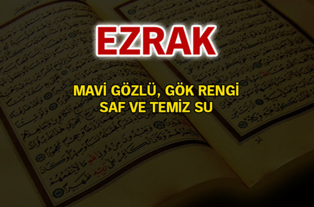 Kuran-ı Kerim'de geçen isimler ve anlamları - 516