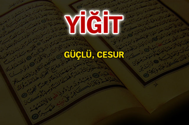 Kuran-ı Kerim'de geçen isimler ve anlamları - 631