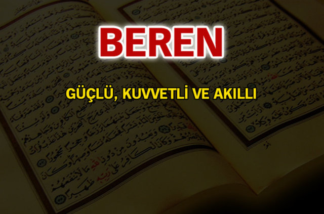 Kuran-ı Kerim'de geçen isimler ve anlamları - 831