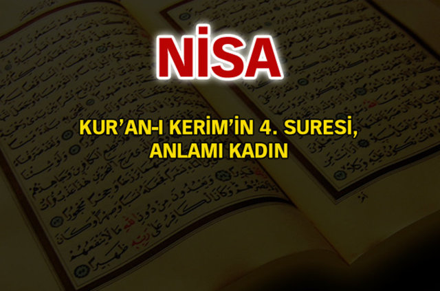 Kuran-ı Kerim'de geçen isimler ve anlamları - 873