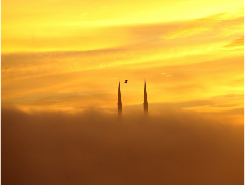 İstanbul'dan müthiş sis manzaraları - 602