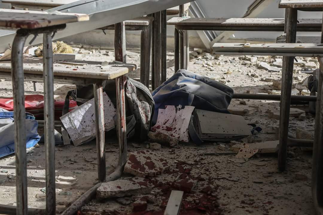 Rus uçakları İdlib’te okulu vurdu - 7