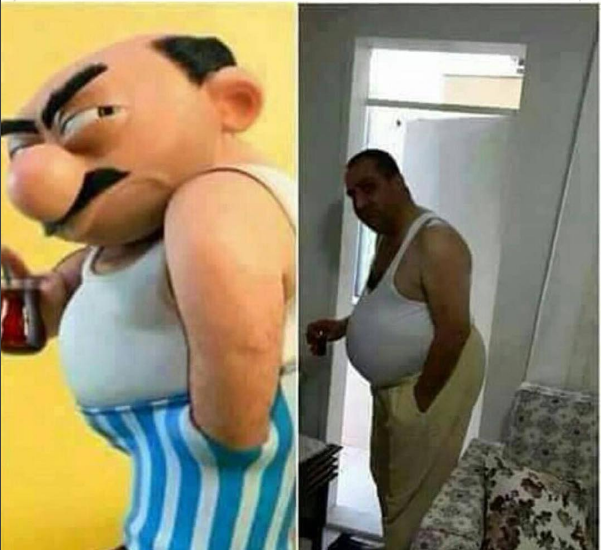 Çizgi karakterlerin gerçek hayattaki benzerleri - 8