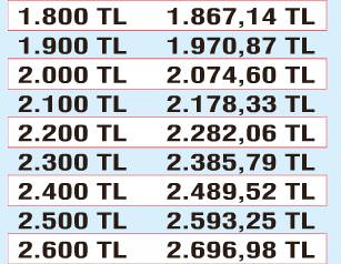 Emeklinin zam hesabı şekillenmeye başladı - 12