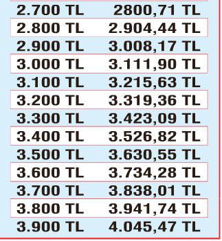 Emeklinin zam hesabı şekillenmeye başladı - 13