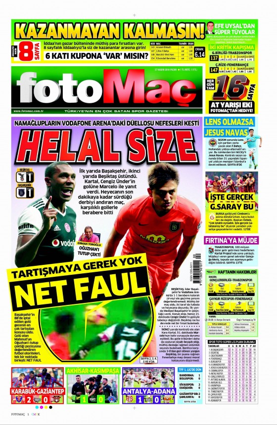 27 Kasım 2016 gazete manşetleri - 534