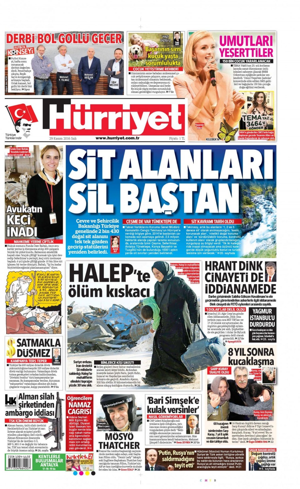 29 Kasım 2016 gazete manşetleri - 618
