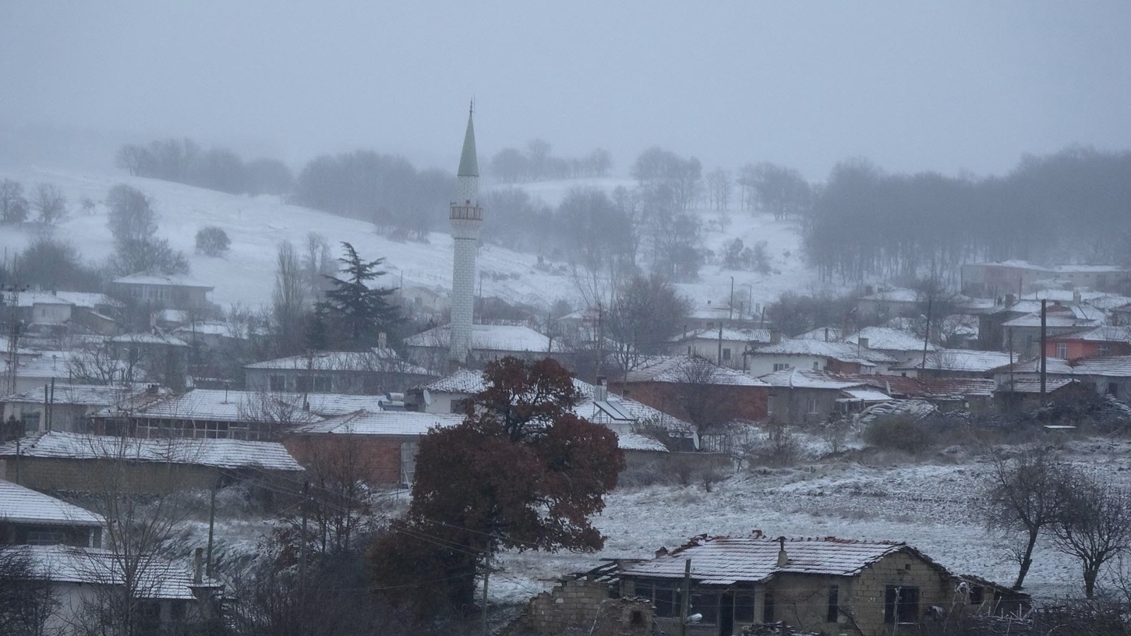 Kırklareli'de kar yağışı - 1