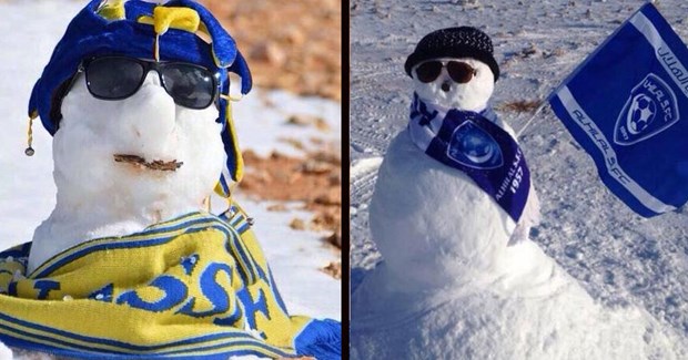 Suudi Arabistan'da çöle kar yağdı - 6