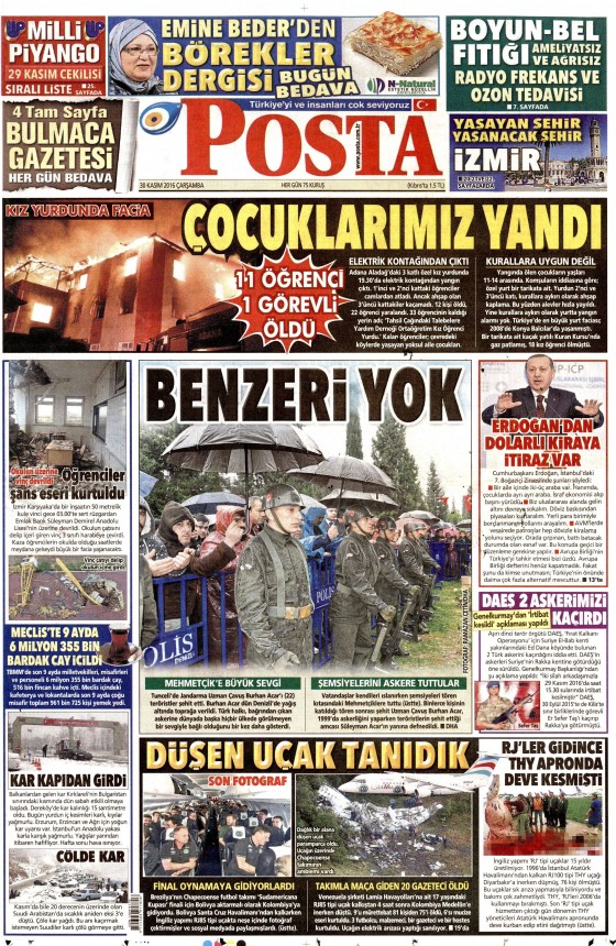 Gazete manşetleri (30.01.2016) - 3