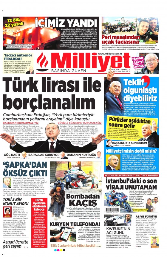 Gazete manşetleri (30.01.2016) - 5