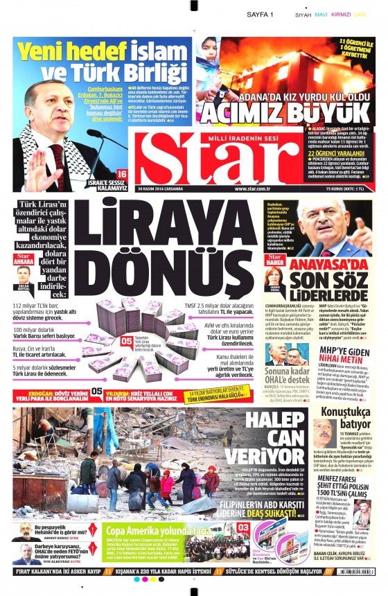 Gazete manşetleri (30.01.2016) - 6