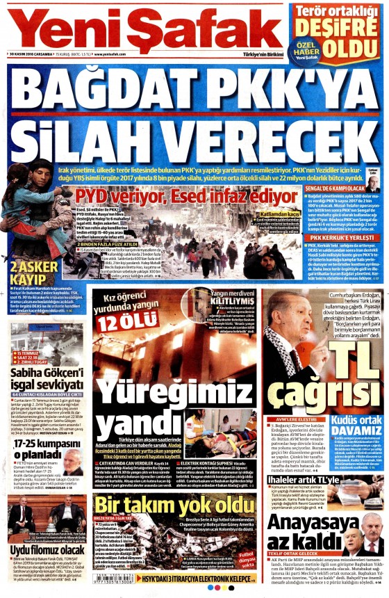 Gazete manşetleri (30.01.2016) - 8
