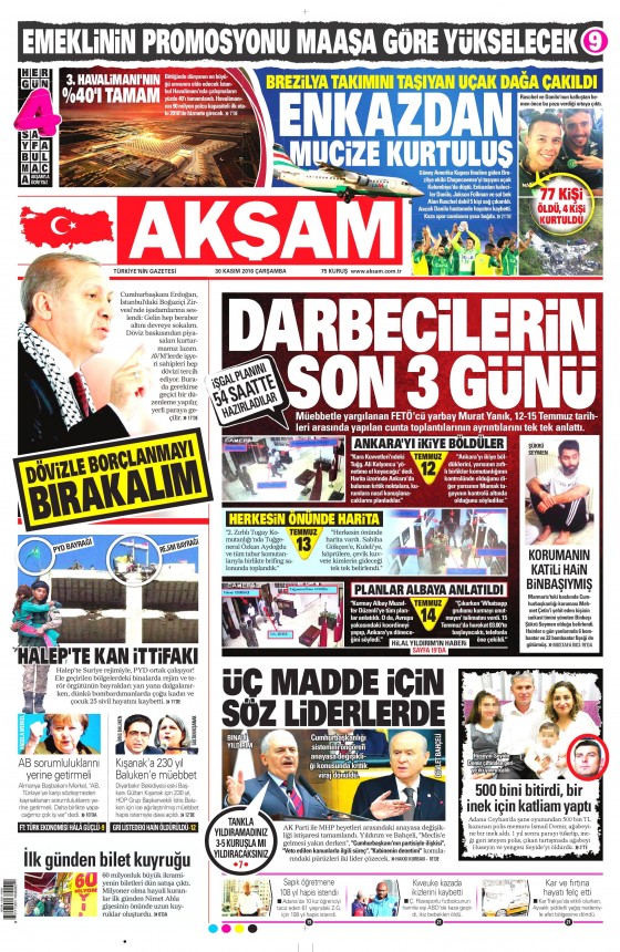 Gazete manşetleri (30.01.2016) - 9